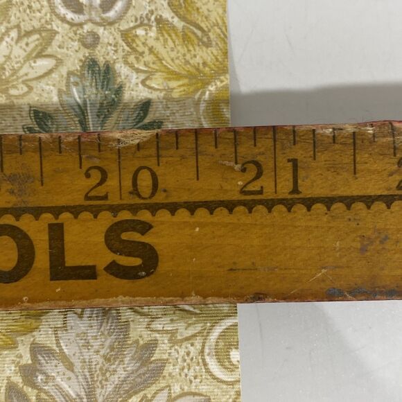 Old Vintage Wallpaper Textured Metallic 1970s Regency Green Gold Silver Damask - Picture 5 of 8